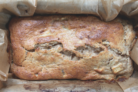 banana bread, banana loaf, what to do with overripe bananas, peanut buttered, peanut buttered